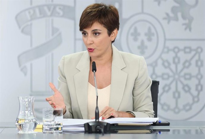 Archivo - La ministra Portavoz, Isabel Rodríguez