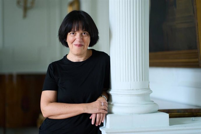 La Escritora Pilar Adón en el Palacio de La Magdalena