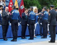 La Policía Municipal de Madrid distingue en el Día de su Patrón a jóvenes agentes por salvar varias vidas