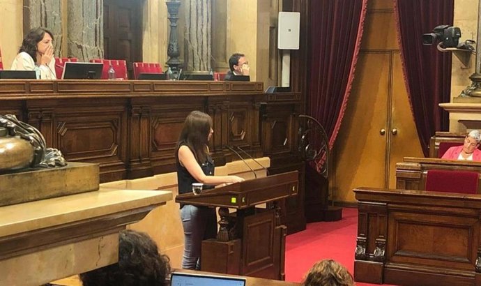 La diputada del PP en el Parlament Lorena Roldán