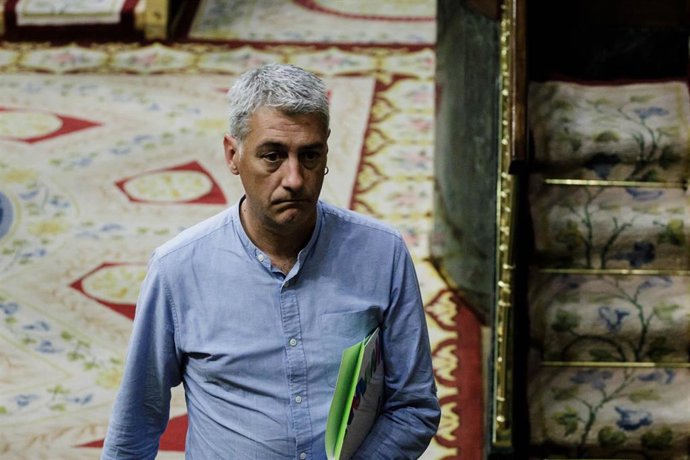 Archivo - El portavoz adjunto de EH Bildu en el Congreso, Oskar Matute