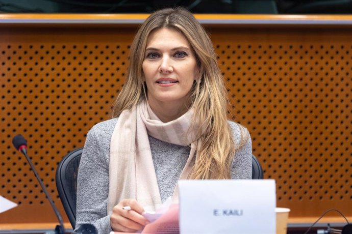 Archivo - Arxiu - Eva Kaili, ex-vicepresidenta de l'Eurocambra