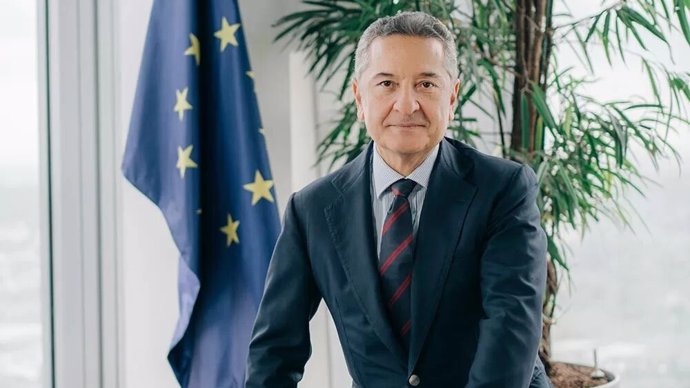 Archivo - El miembro del Comité Ejecutivo del Banco Central Europeo (BCE), Fabio Panetta.