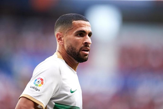 Archivo - Omar Mascarell, durante su etapa en el Elche CF.