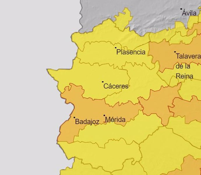 Avisos en Extremadura por altas temperaturas