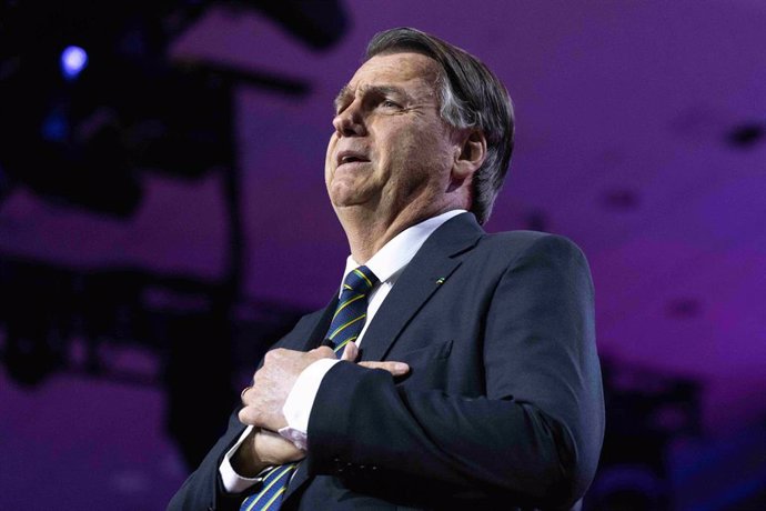 Archivo - Imagen de archivo del expresidente de Brasil Jair Bolsonaro