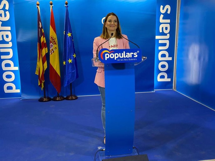 Archivo - La presidenta del PP balear, Marga Prohens.