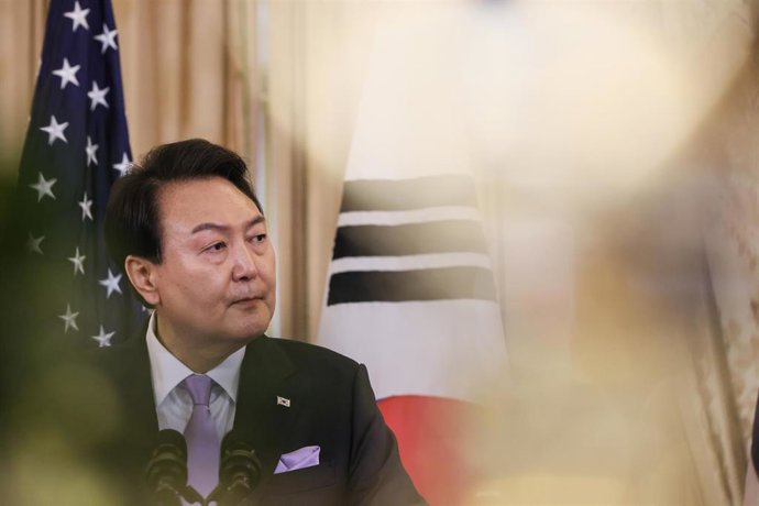 Archivo - Imagen de archivo del presidente surcoreano, Yoon Suk Yeol. 