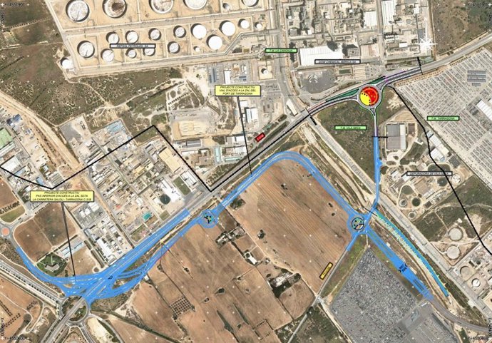 Territorio licita por 3,3 millones las obras para conectar la C-31B con el Port de Tarragona