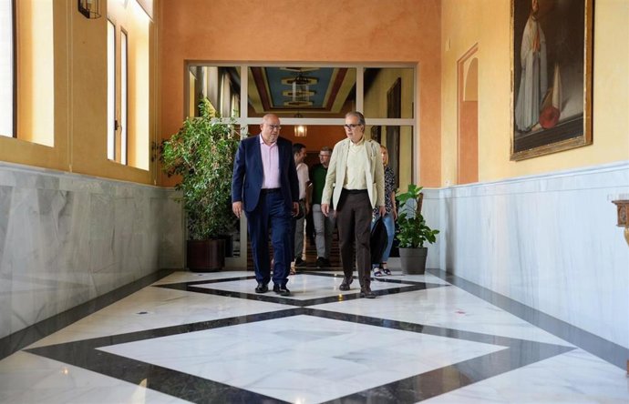 Joan Subirats y Manuel Torralbo en la UCO.