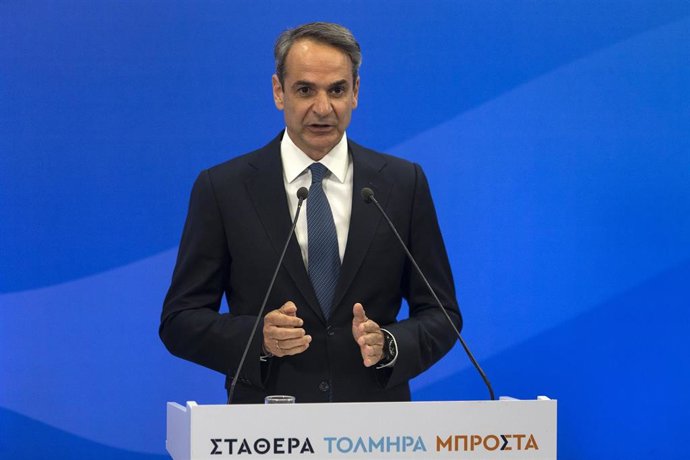 Archivo - El primer ministro de Grecia, Kyriakos Mitsotakis 