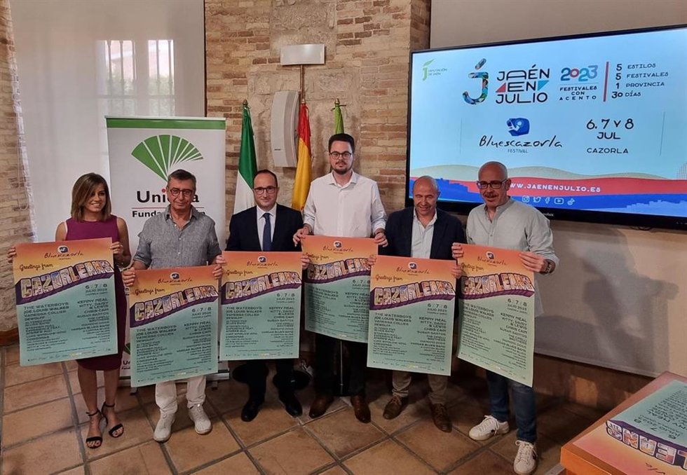 Presentación del festival Bluescazorla 2023.