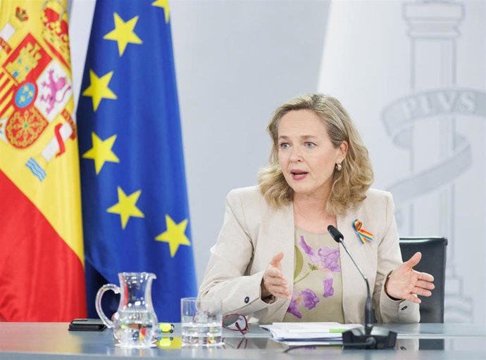 La vicepresidenta primera y ministra de Asuntos Económicos y Transformación Digital, Nadia Calviño