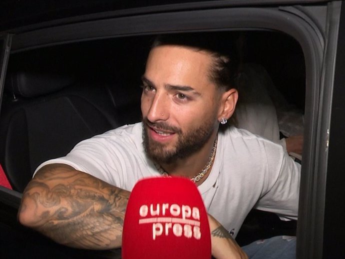 MALUMA DURANTE SU VISITA A ESPAÑA