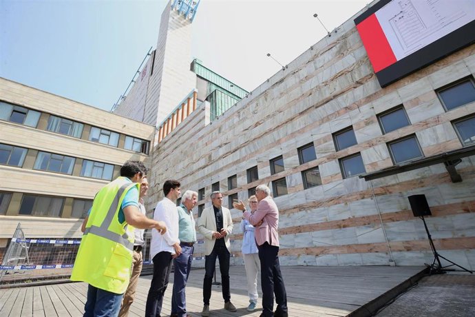 Comienzan las obras de la terraza-mirador del Palacio de Festivales
