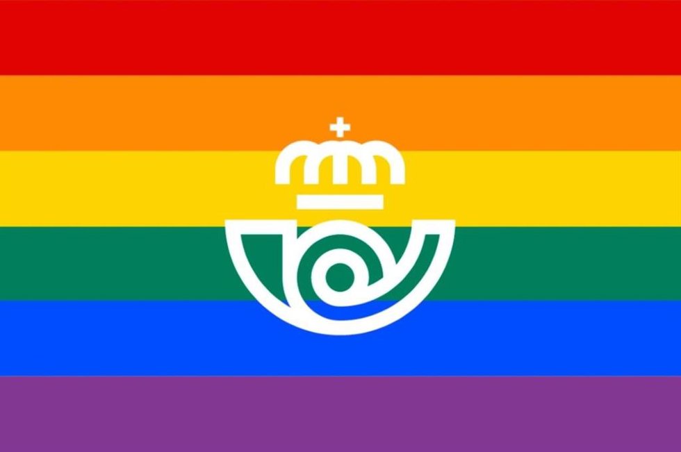 Sello LGTBI de Correos.
