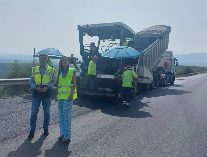 La Junta realiza una visita técnica a las obras de la A-315