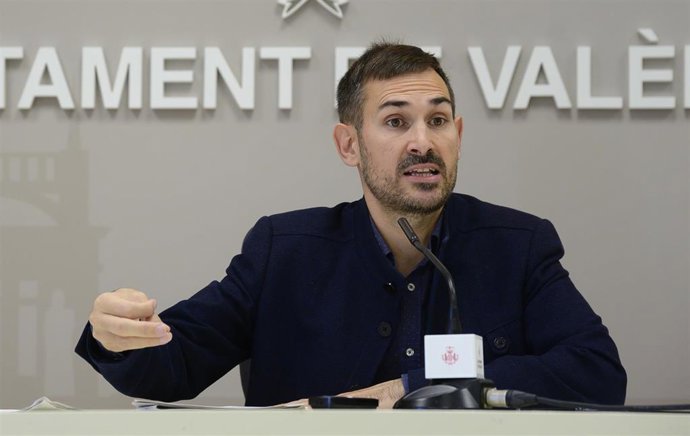 Archivo - El edil de Compromís y exvicealcalde de Valncia, Sergi Campillo, en una imagen de archivo. 