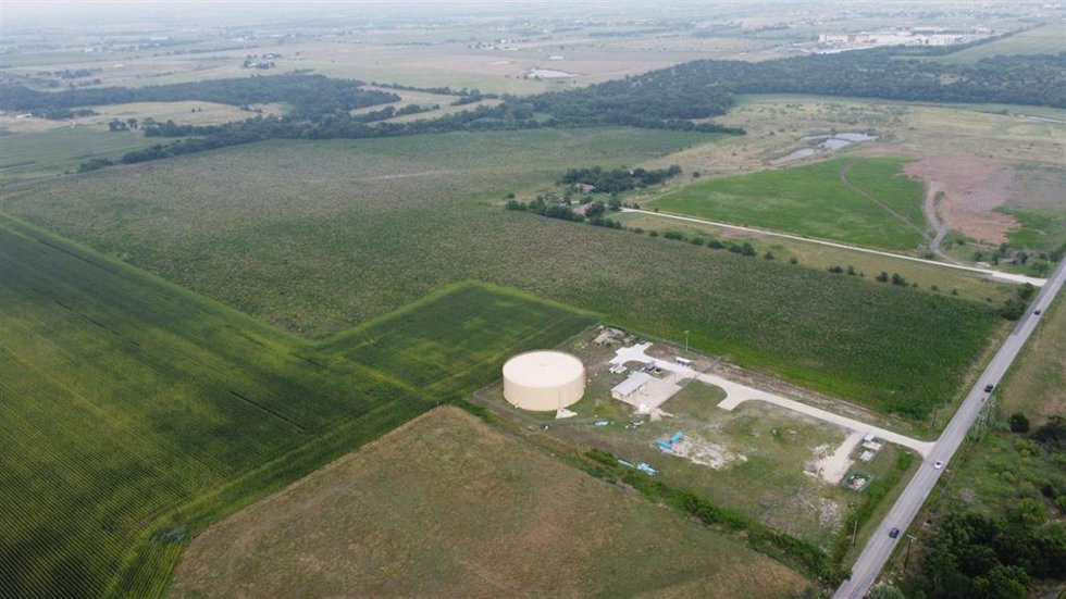 Planta de tratamiento de aguas residuales en Texas