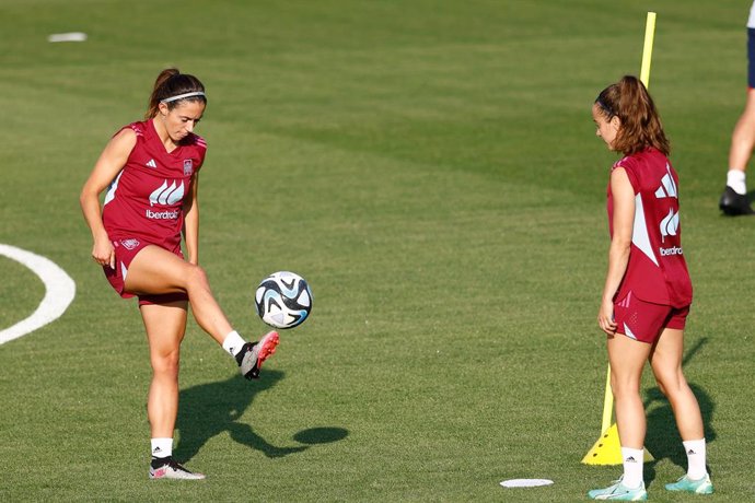 Aitana Bonmati during the Spain Women Team training day at Ciudad del Futbol on June 26, 2023, in Las Rozas, Madrid, Spain.