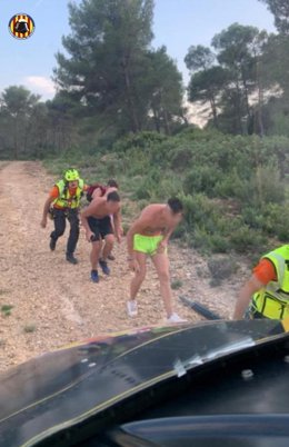 Jóvenes rescatados en Bicorp