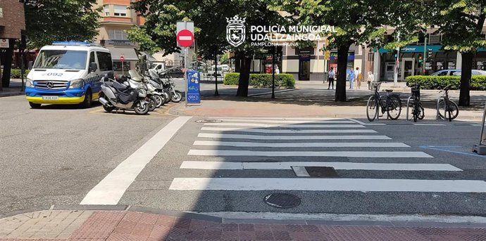 Lugar del atropello.