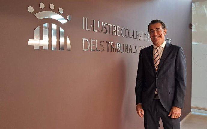 El decano del Colegio de Procuradores de Barcelona (ICPB), Javier Segura.