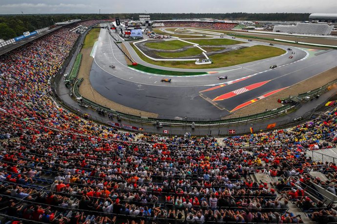 Archivo - SAINZ Carlos (spa), McLaren Renault F1 MCL34, action during the 2019 Formula One World Championship, Germany Grand Prix from July 25 to 28, in Hockenheim, Germany - Photo Florent Gooden / DPPI