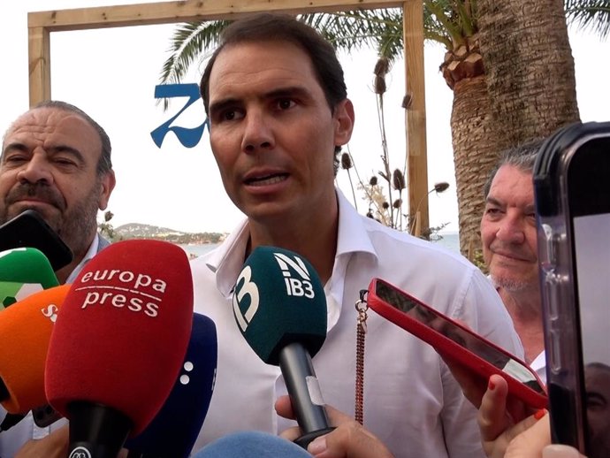 Rafa Nadal en la fiesta de inauguración del hotel Zel Mallorca