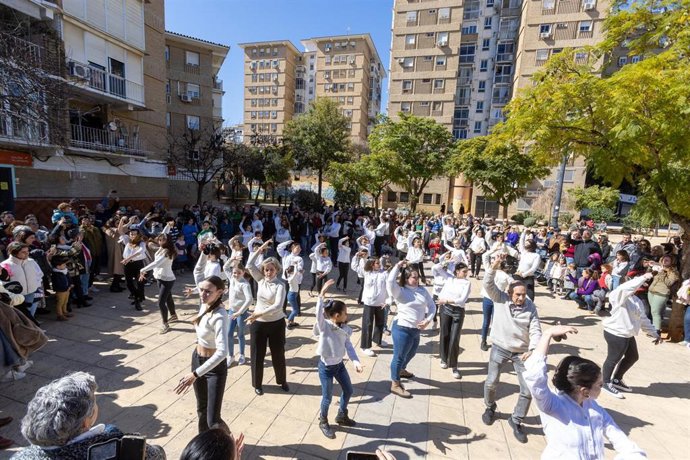 Acto organizado por una entidad sin ánimo de lucro en Mairena del Aljarafe, en Sevilla.