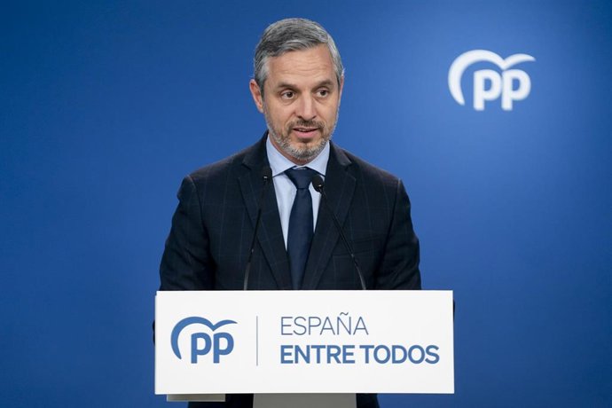 Archivo - El vicesecretario de Economía del PP, Juan Bravo.