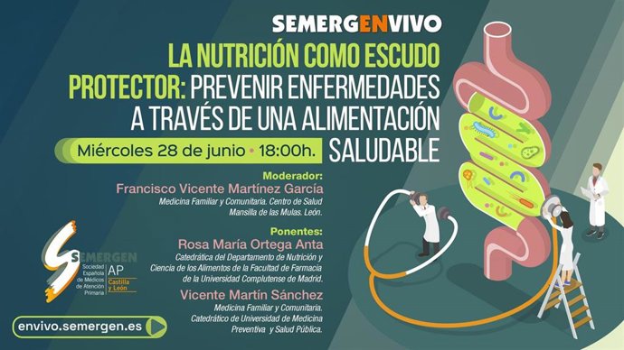 Médicos de Atención Primaria de CyL debaten sobre el papel de la nutrición en la salud como escudo protector