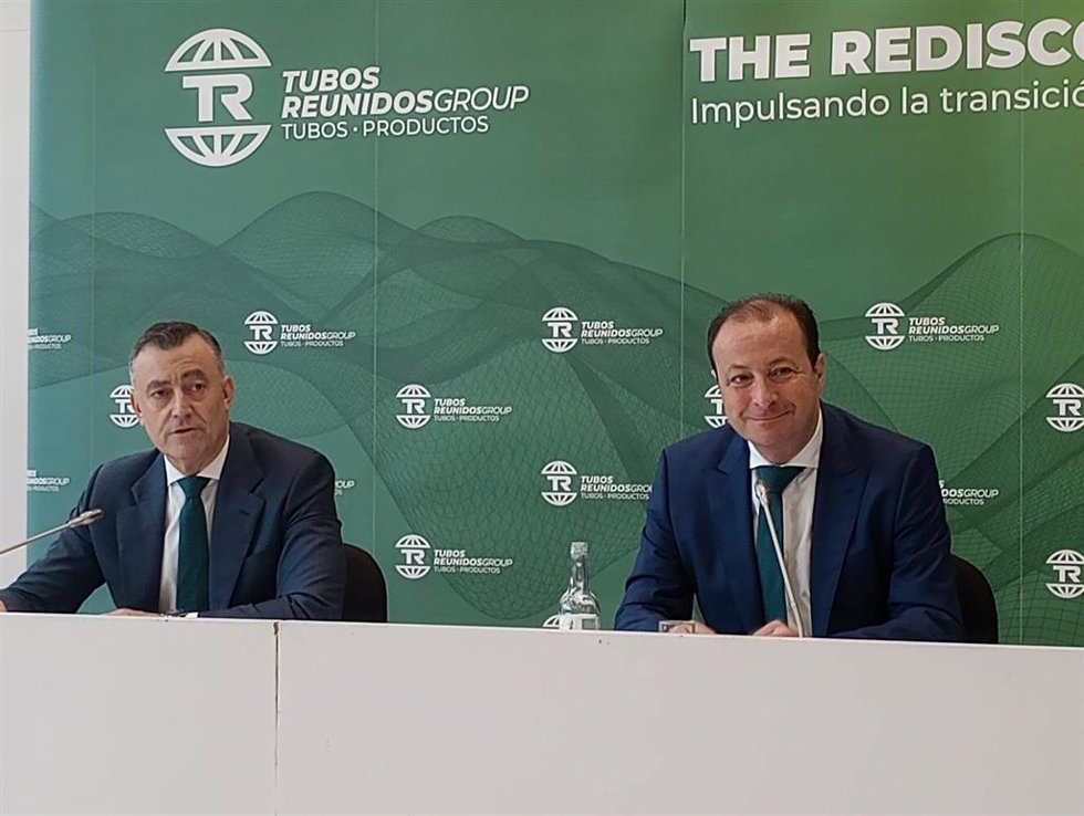 Francisco Irazusta y Carlos López de las Heras, de Tubos Reunidos