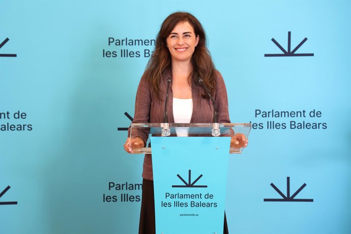 La portavoz de Vox en el Parlament balear, Idoia Ribas.