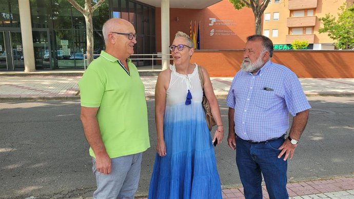 Herminio Sancho, María José Villalba y Antonio Tomás