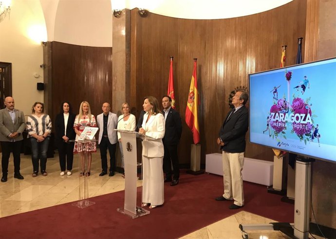 La alcaldesa de Zaragoza, Natalia Chueca, ha presentado de forma Oficial la candidatura para ser Capital Europea del Deporte 2026