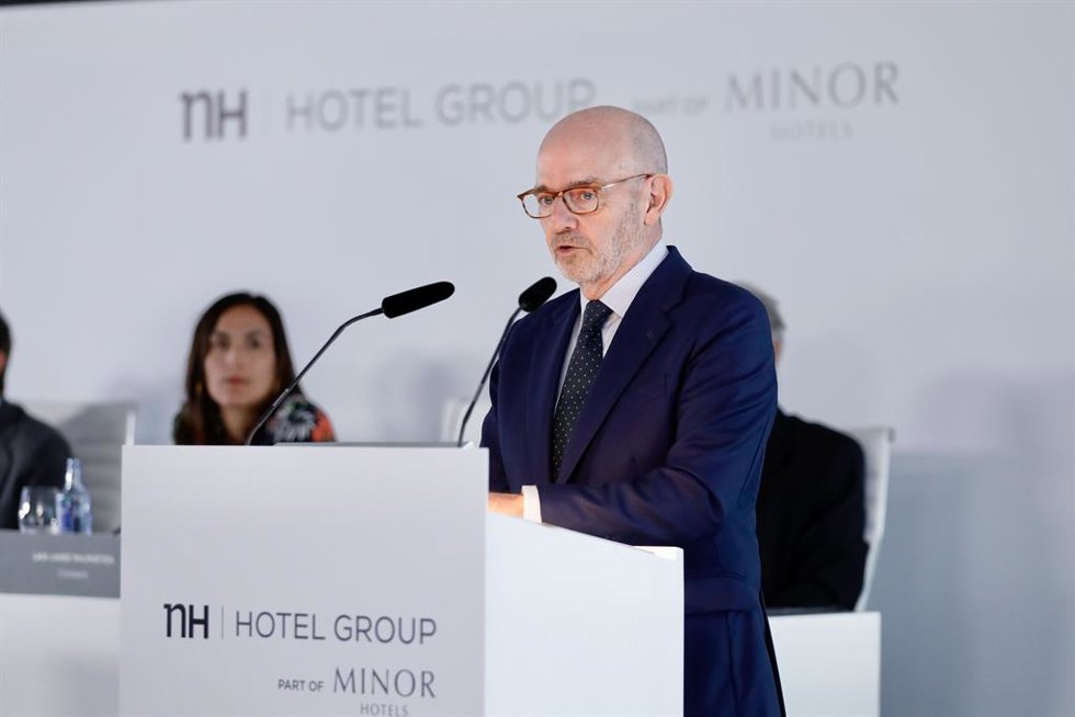Ramón Aragonés en la Junta General de Accionistas de NH Hotel Group 2023