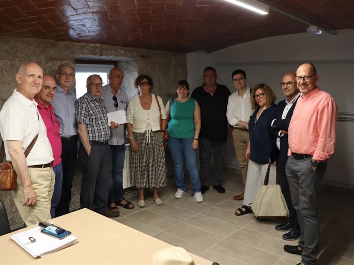 Reunión entre concejales del Grupo Municipal Socialista y representantes de UGT Valladolid.