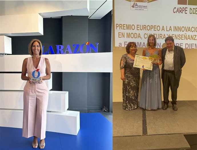 Sonia Luna, CEO de Carpe Diem, en la entrega de premios
