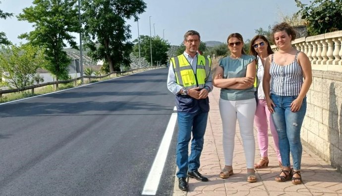La Junta realiza una visita técnica las obras de la A-321 en Arjona y Escañuela