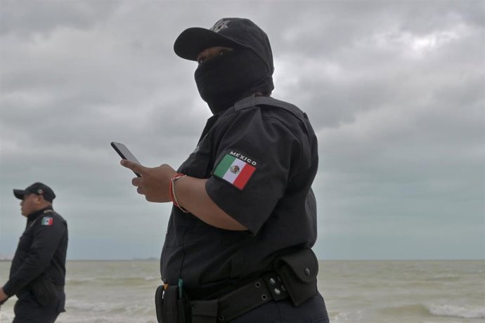 Archivo - Policía mexicano.
