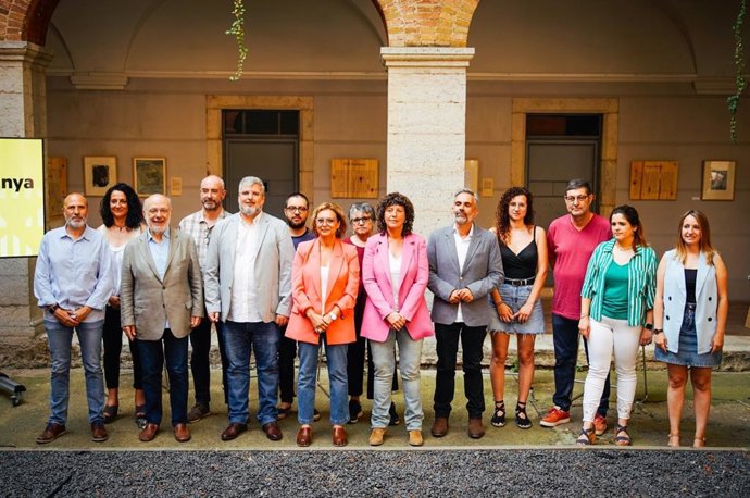 Presentación de la candidatura de ERC en Girona para las elecciones generales del 23 de julio.