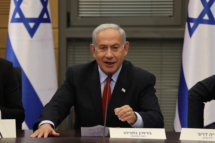 Archivo - El primer ministro de Israel, Benjamin Netanyahu