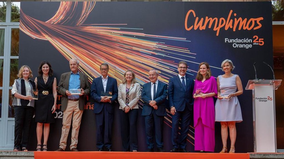 Archivo - Acto de entrega de los XII 'Premios Solidarios' de Orange