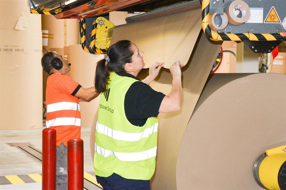 Una de las mujeres participantes en la formación.