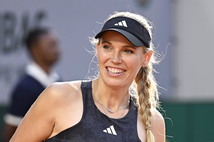 Caroline Wozniacki during the French Open, Grand Slam tennis tournament on June 8, 2023 at Roland Garros stadium in Paris, France. Photo Victor Joly / DPPI