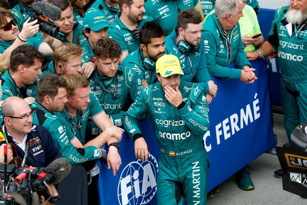 El piloto español de Fórmula 1 Fernando Alonso (Aston Martin), en el GP de Canadá 2022.