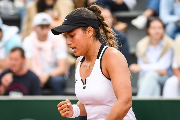 Archivo - Jessica BOUZAS MANEIRO of Spain celebrates his point during the first qualifying day of Roland-Garros 2023, Grand Slam tennis tournament, Previews on May 22, 2023 at Roland-Garros stadium in Paris, France - Photo Matthieu Mirville / DPPI