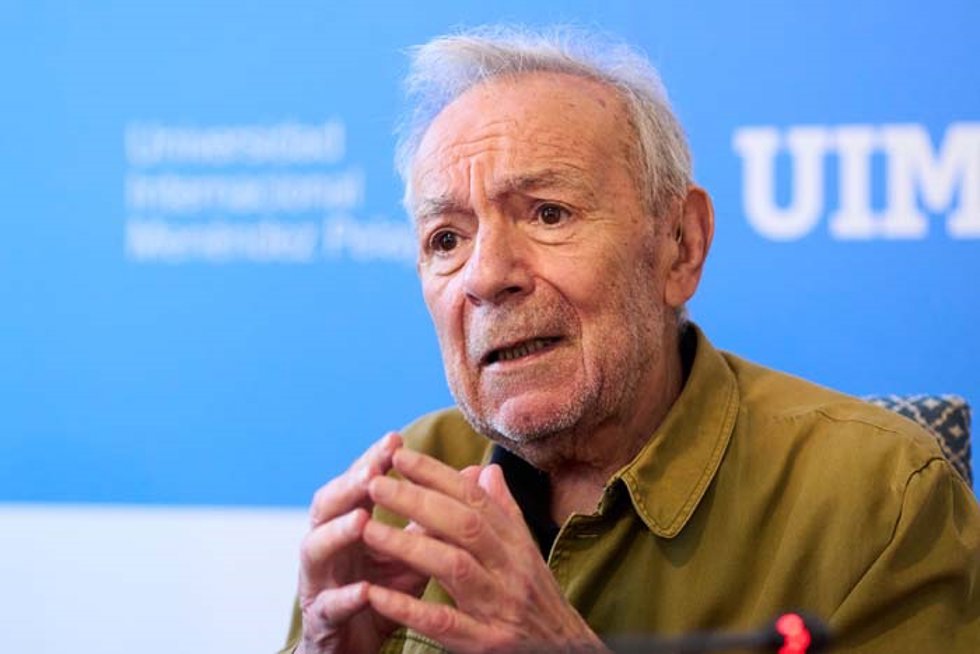 El actor y director teatral José Luis Gómez en la UIMP.