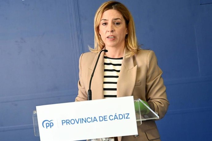 Archivo - Almudena Martínez del Junco, secretaria general del PP en Cádiz
